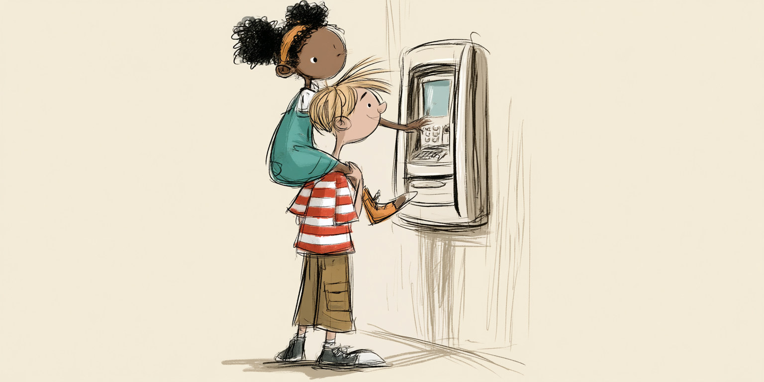 Cheques (checks) and cash from the ATM are free money